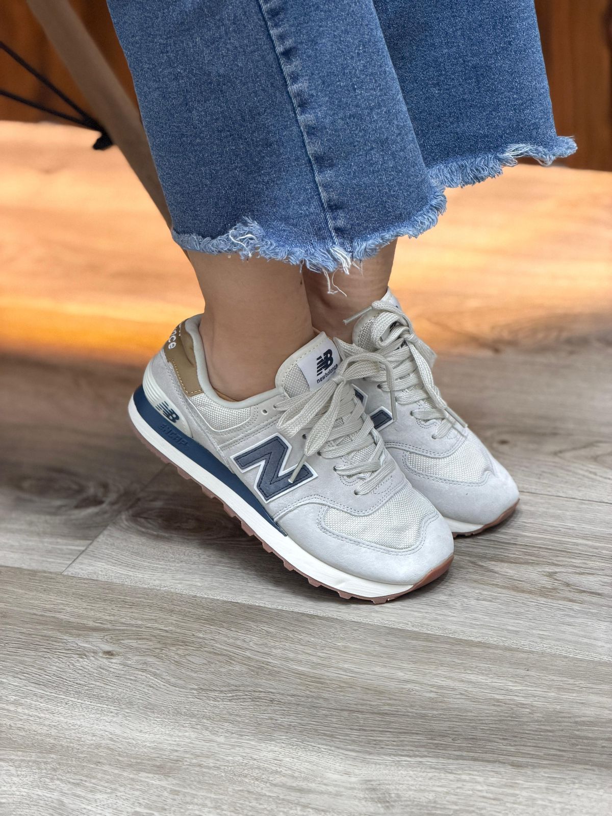 NEW BALANCE 574 GRIS AZUL