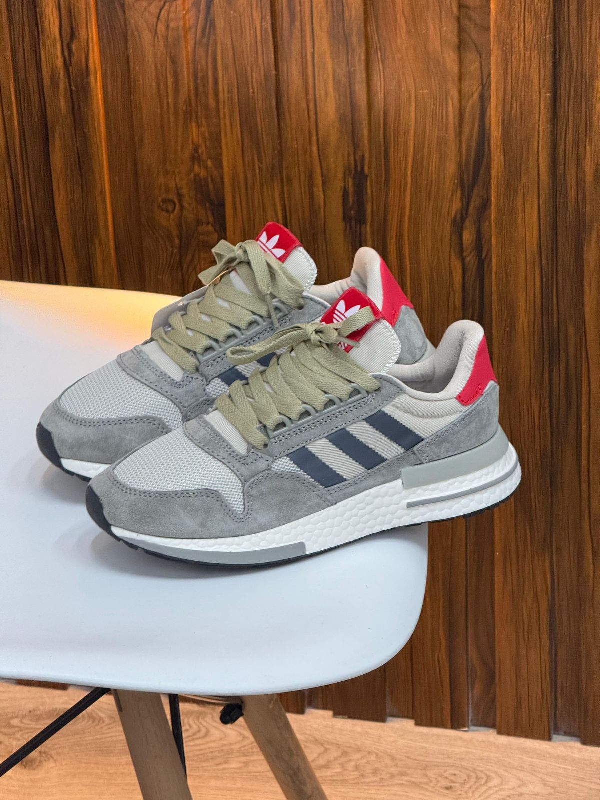 ADIDAS ZX GRIS ROJO